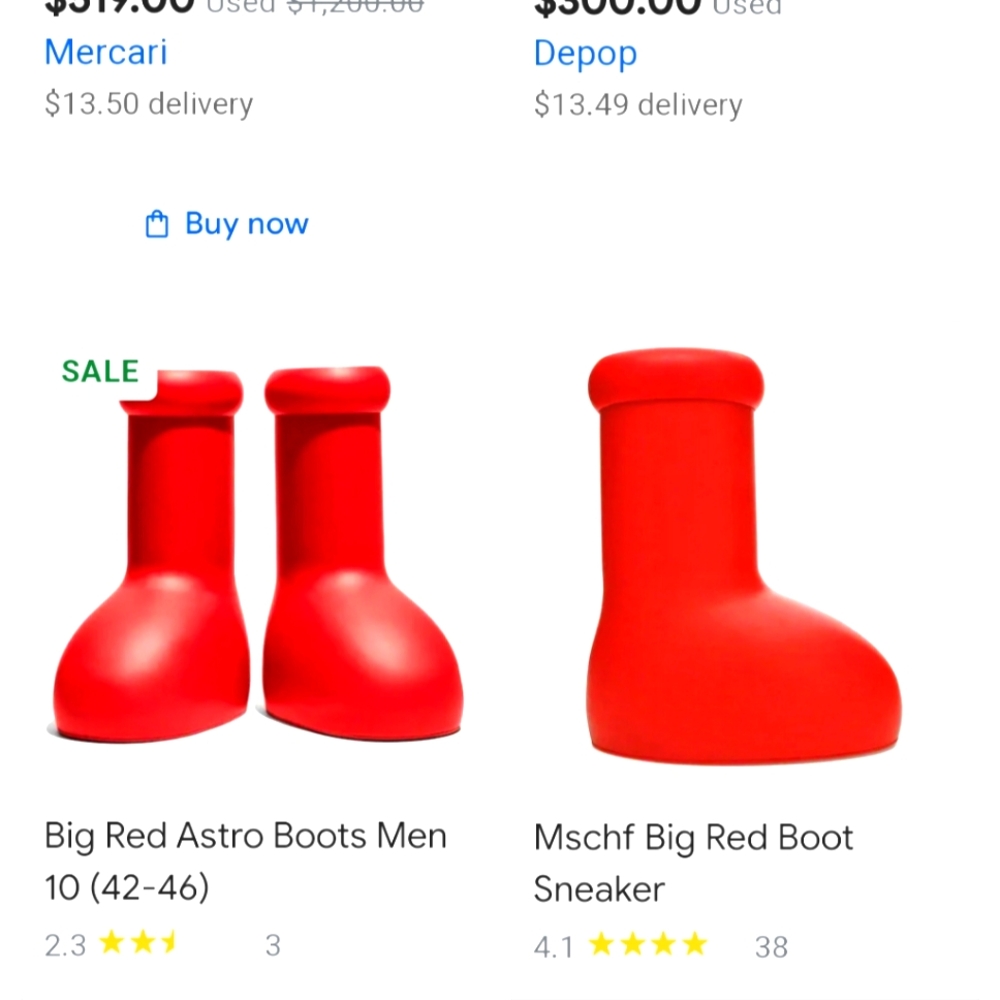 MSCHF BIG RED BOOT